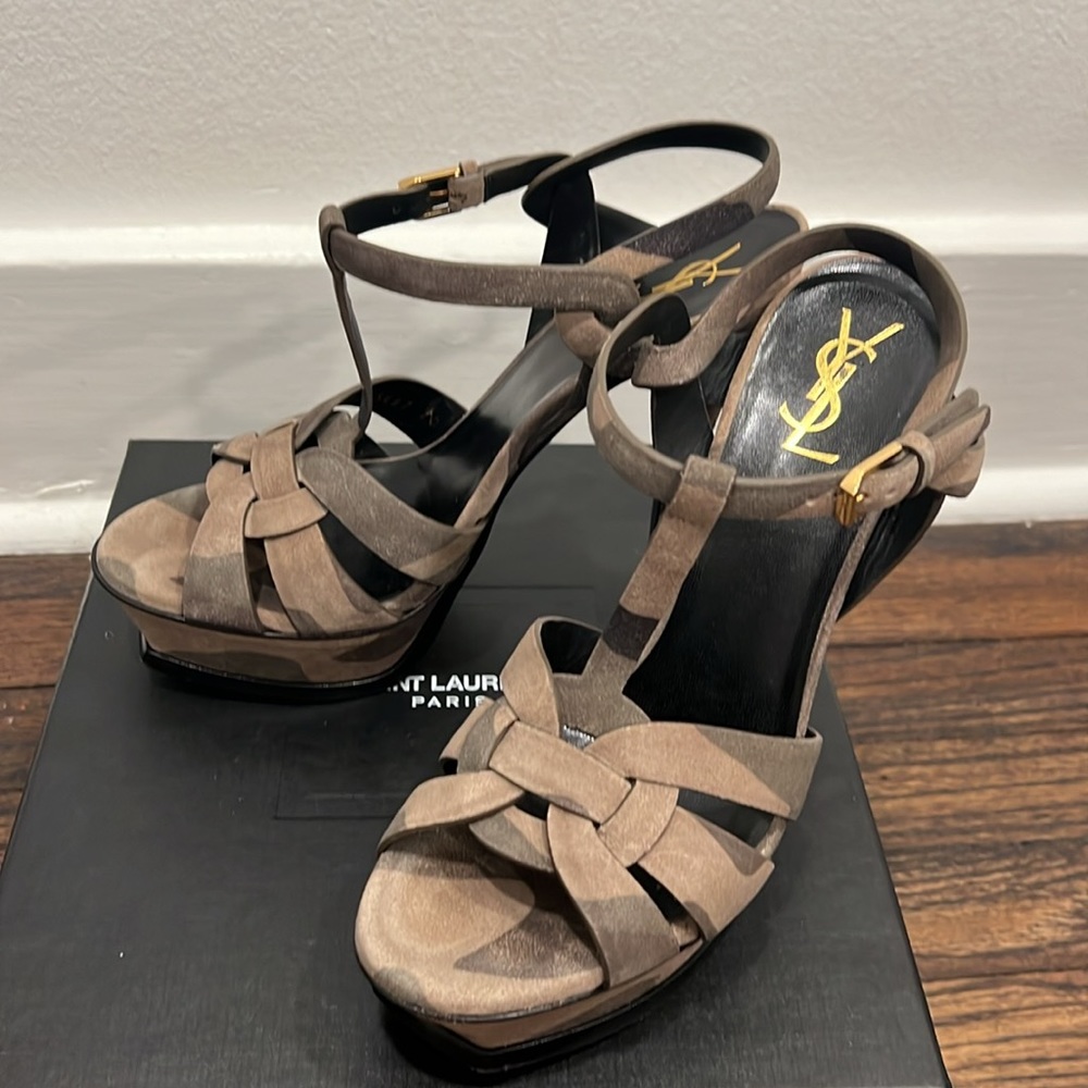 Authentic Saint Laurent Tribute Sandal